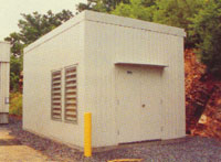 Generator housing.