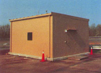 Hazardous Storage Shelter.