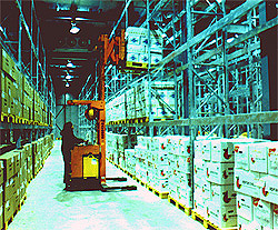 CADA Rack Supported Freezer Warehouse Distribution Center