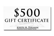 $500 Gift Certificate