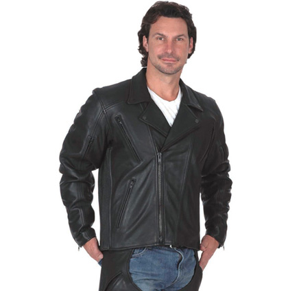 Mens Light Weight Leather Jacket, 218.GO