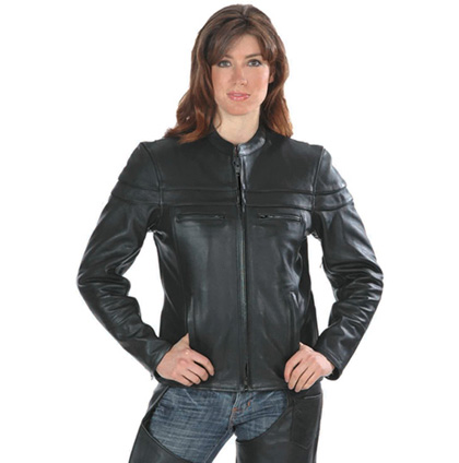 Women's Premium Light Weight Leather Jacket, 6537.GO