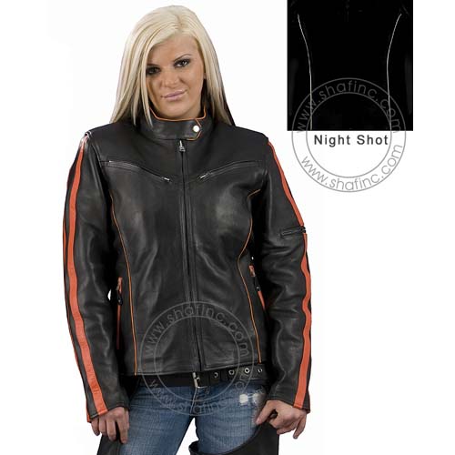 Ladies Striped Jackets, SH-8013O