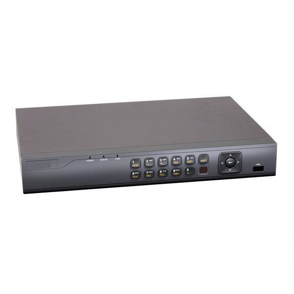 16CH 1080P 5 in 1, support HD-TVI, AHD, Analog, 2 IP Camera, HDMI, VGA and CVBS output Up to 4K (3840X2160)