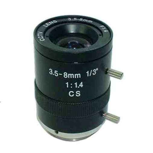 3.5-8.0mm Varifocal Manual Iris Lens