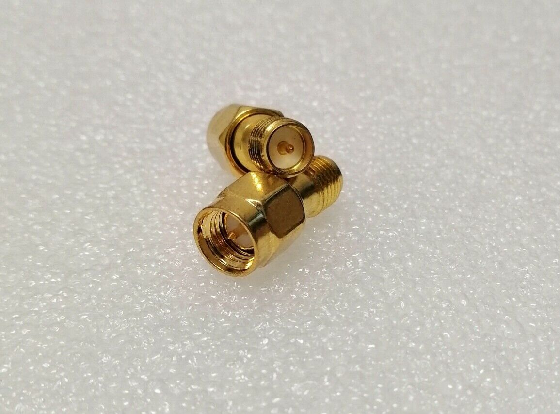 SMA male plug (Pin) To RP-SMA Female (Pin) Coupling RF connector Adapter