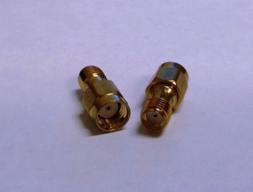SMA female jack To RP-SMA plug female RF Straight connector Adapter(2pc/pack)