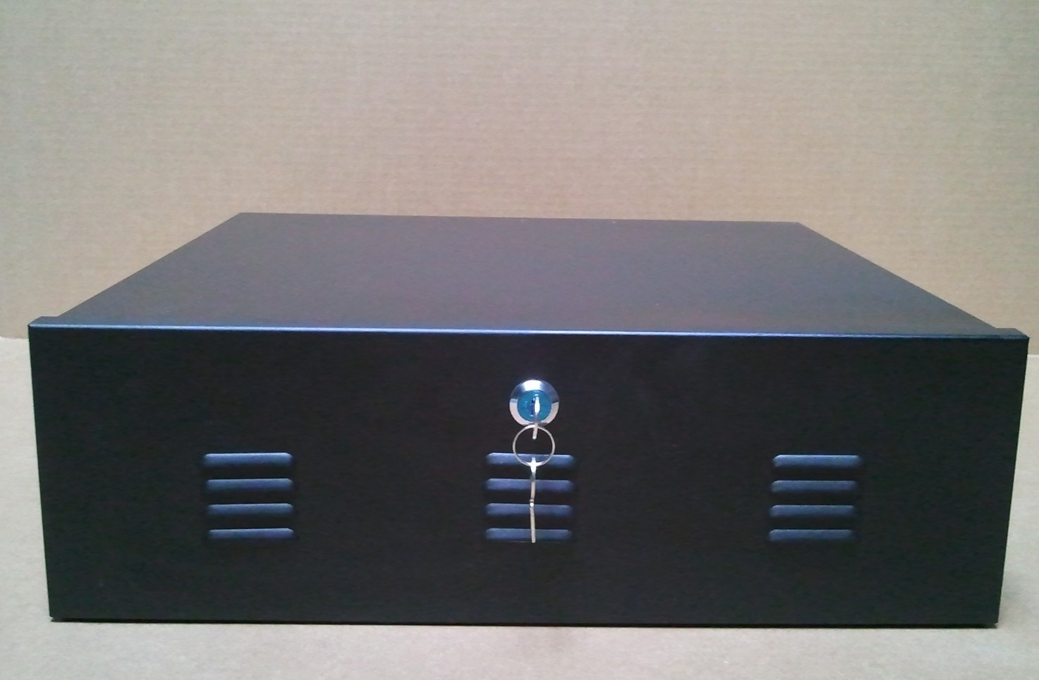 DVR/VCR Lockbox With Built in Blower(cooler) 18” W x 18” L x 5.5” H