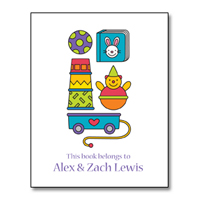 Baby Toys Bookplate (set of 8)