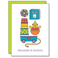 Baby Toys Notecard